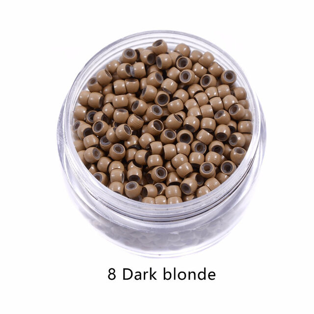 Microanéis de Silicone para Extensões de Cabelo, Anéis de Extensão de Cabelo Nano Fashion, 3.0mm para Estilo de Cabelo Longo e Liso