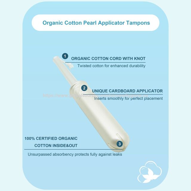 Tampons für die tägliche Damenhygiene während der Menstruation zu günstigen Preisen im Großhandel erhältlich