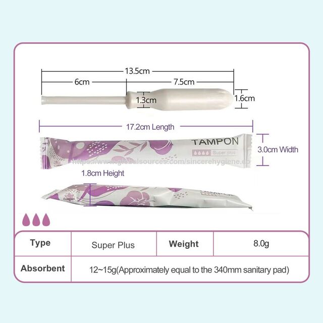 Tampons für die tägliche Damenhygiene während der Menstruation zu günstigen Preisen im Großhandel erhältlich