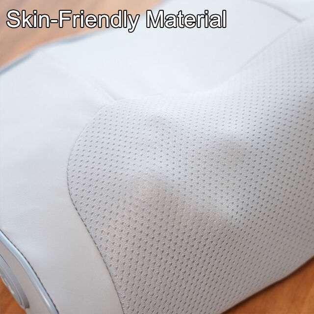 Oreiller de Massage Shiatsu d'Usine avec Pétrissage Bidirectionnel et Rechargeable pour Soulager les Tensions Cervicales et Dorsales - Sans Fil