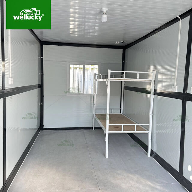 Casa Contenedor Plegable de 20 pies con Estructura de Acero Resistente, Montaje Rápido, Almacén Portátil, Oficina para Obra en Construcción, Refugio de Emergencia