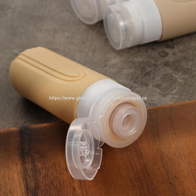 Kit de Botellas de Viaje a Prueba de Fugas de 90 ml/3 oz, Accesorios, Contenedores Portátiles para Artículos de Aseo, Juego de Botellas de Silicona Personalizadas para Viaje