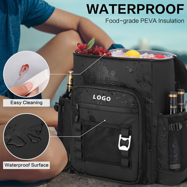 Mochila Nevera Isotérmica Grande Impermeable para Hombres y Mujeres, Ligera y Antifugas, para Camping, Playa, Picnic, Trabajo y Viajes