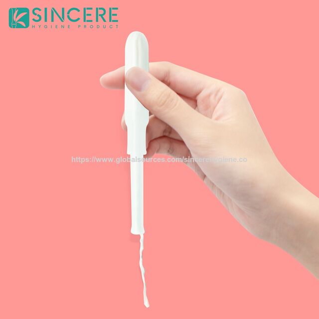 Großhandel Hochwertige Tampons und Binden mit individuellem Logo, weiche Bio-Tampons für die Menstruation, Einwegtampons mit Applikator