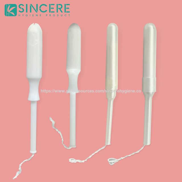 Menstruations-Einwegtampons Damenhygieneprodukte Biologisch abbaubare Bio-Baumwoll-Tampons zur Großhandelsbestellung