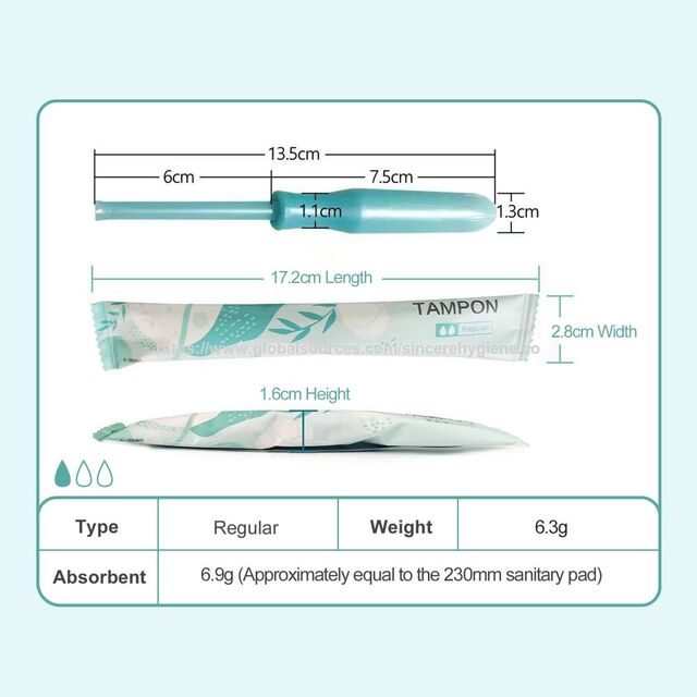 OEM Hochwertige Vaginal Bio-Tampons mit Applikator, meistverkaufte Damenbinden für starke Menstruation, Tampons für den privaten Gebrauch