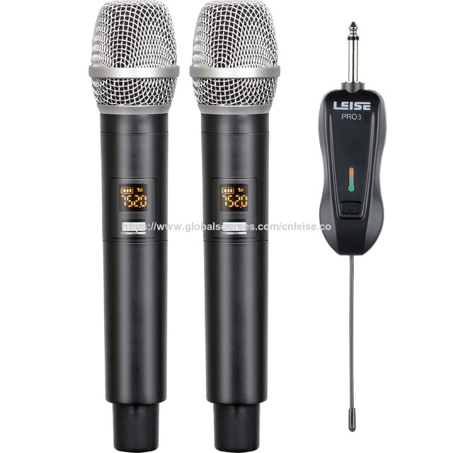 Microphone sans fil UHF portable et économique - Microphone sans fil