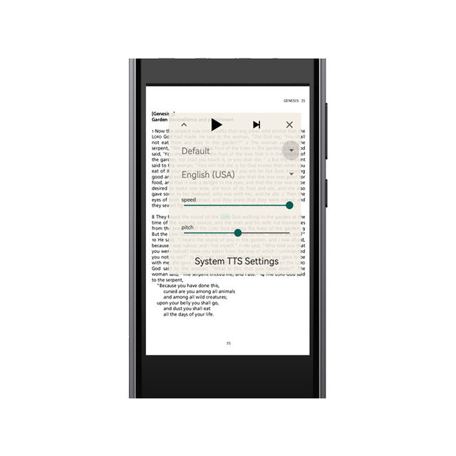 HBNKH Hbnkh Sainte Bible Personnalisable Lecteur MP3 Chrétien la Bible du Roi Jacques Lecteur Android