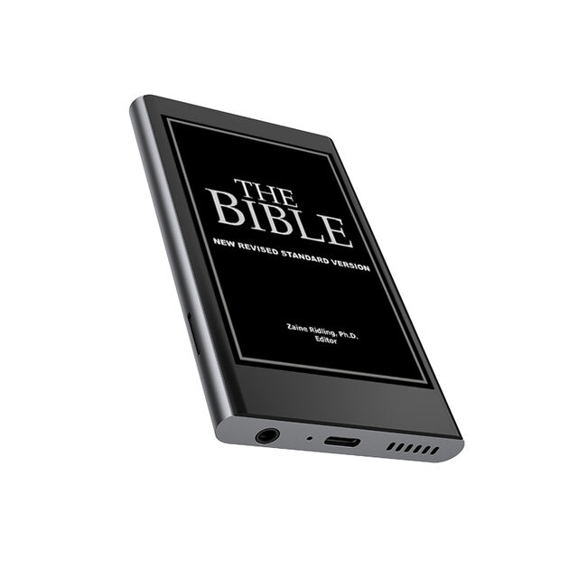 HBNKH Hbnkh Sainte Bible Personnalisable Lecteur MP3 Chrétien la Bible du Roi Jacques Lecteur Android
