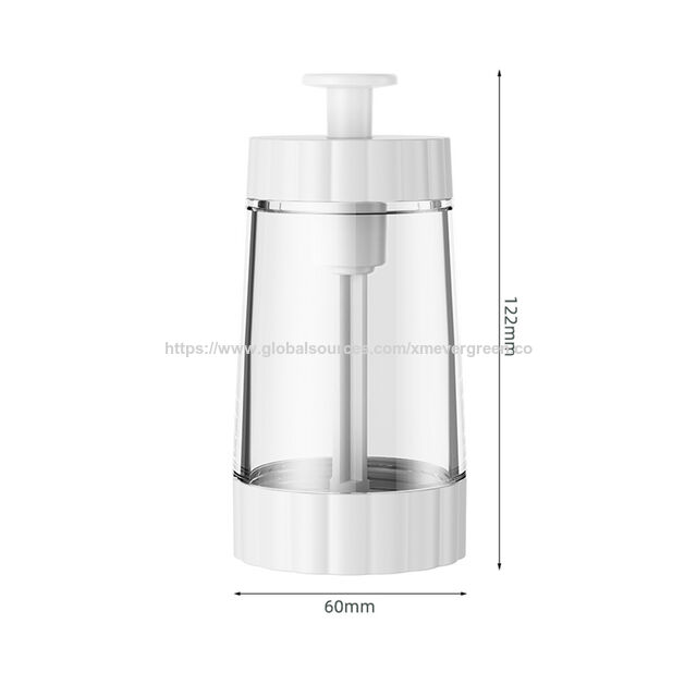 Saleros y pimenteros de plástico para cocina y camping, dosificación precisa de 0.5g