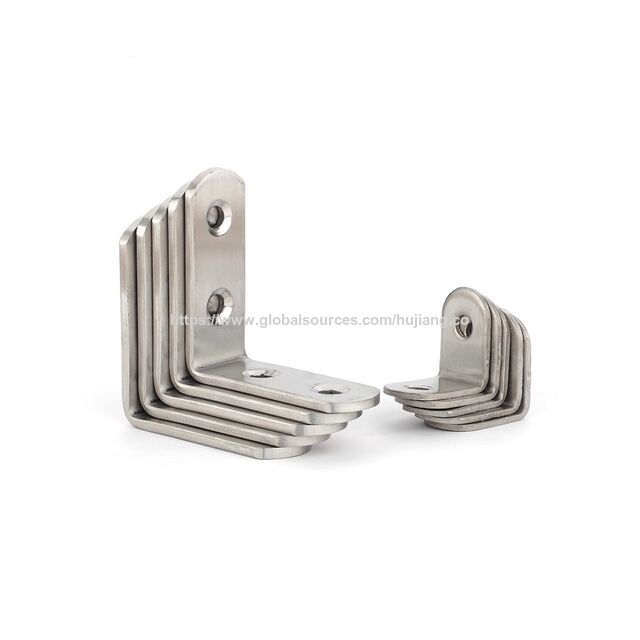 304 Stainless Steel Corner Bracket 90 degree right angle fastener