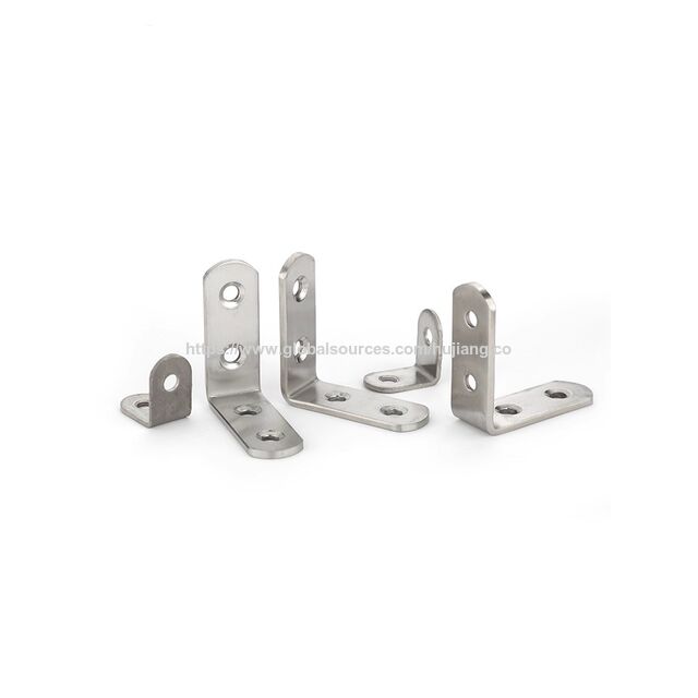 304 Stainless Steel Corner Bracket 90 degree right angle fastener
