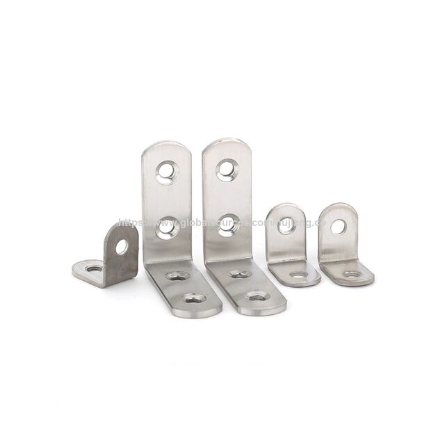 304 Stainless Steel Corner Bracket 90 degree right angle fastener