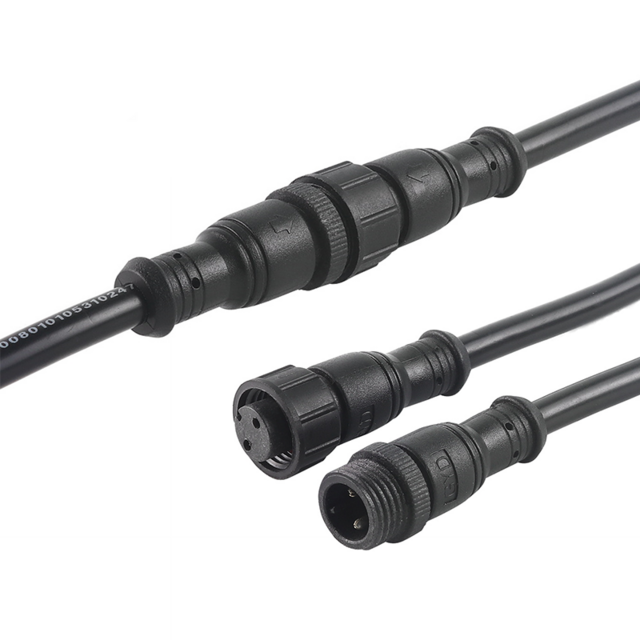 Conector Circular M11 de 2 pines, IP68 a prueba de agua, conector de 2 3 4 5 pines