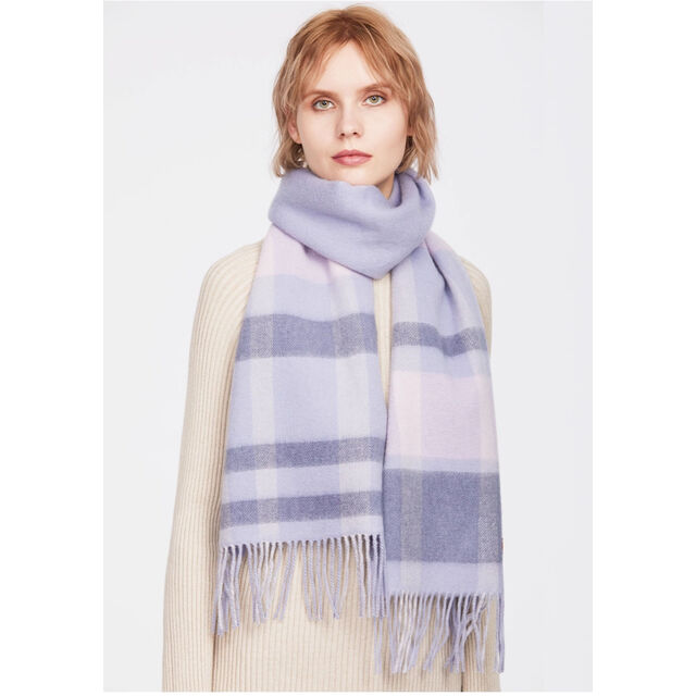 Vente en gros de foulards d'hiver pour femmes, écharpe en cachemire à carreaux longs et haut de gamme pour femmes, vêtements de luxe