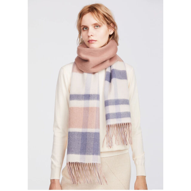 Vente en gros de foulards d'hiver pour femmes, écharpe en cachemire à carreaux longs et haut de gamme pour femmes, vêtements de luxe