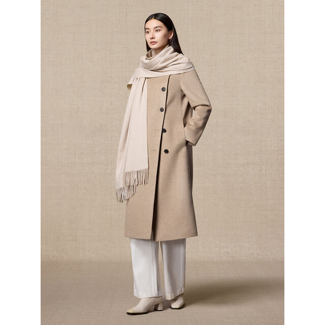 Vente en gros de foulards d'hiver pour femmes, haut de gamme, couleur pure, coupe longue, grande taille, écharpe en cachemire pour femmes, vêtement de luxe