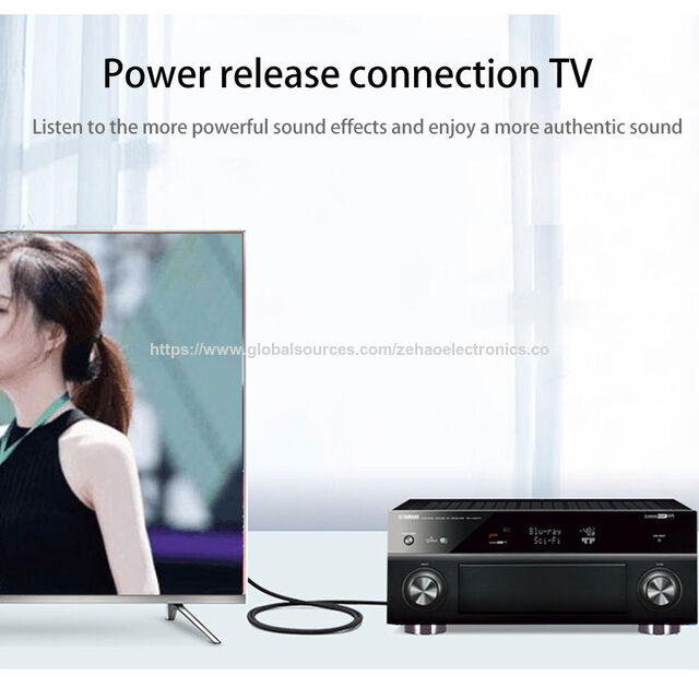 Premium Digitales optisches Toslink-Audiokabel vom Hersteller, Glasfaserkabel, für die Wandmontage, vergoldet, 2M