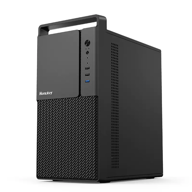 Huntkey Simple Businee Style Computer Chassis PC Case Support M-ATX Mini-ITX Motherboard