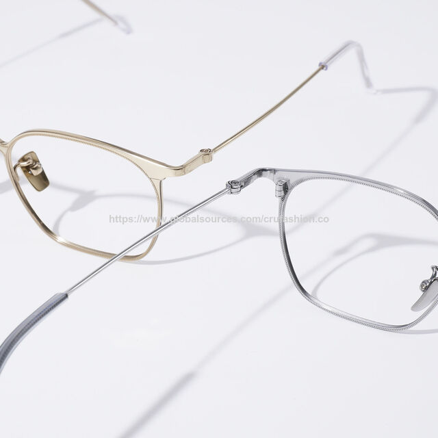 New Handmade Anti-Blue Anti-Blue Computer Printed Optical Frames Titanium Plastic Prescription Glasses for Reading Protection