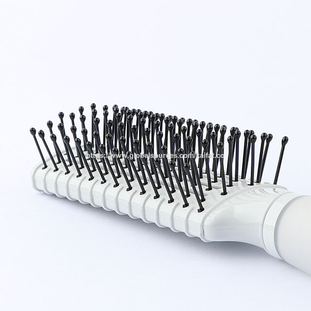 Brosse tunnel de séchage à prise en gel, nylon, pour usage domestique et en salon, gel souple, manche à prise confortable + aiguille de queue 20209
