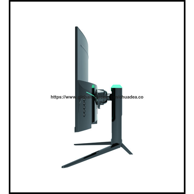 Moniteur d'ordinateur de bureau avec écran incurvé, Type C et HDMI en gros, avec base ajustable et rotative