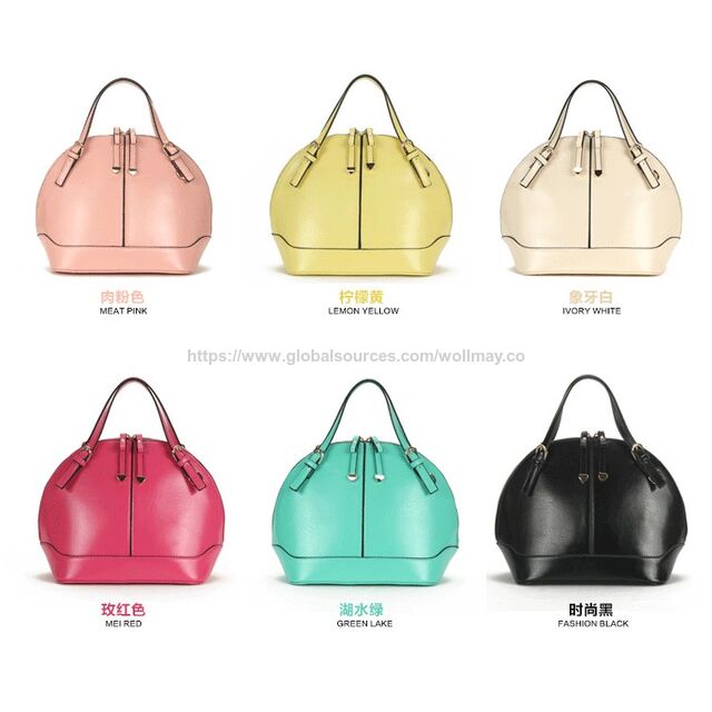 Bolsos con forma de concha en colores caramelo, varios colores disponibles al por mayor