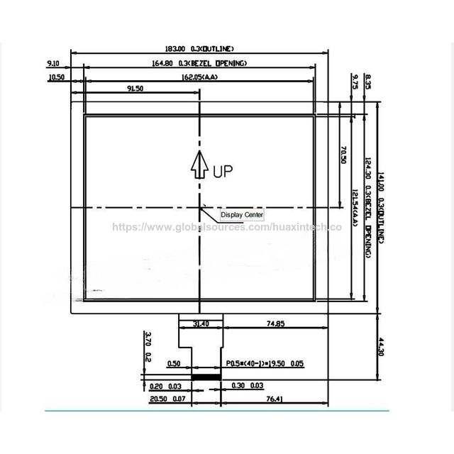 Module TFT 8 pouces avec carte HDMI, résolution 1024x768, interface LVDS 40 broches, 500 cd/m² - Idéal pour applications industrielles et commerciales.