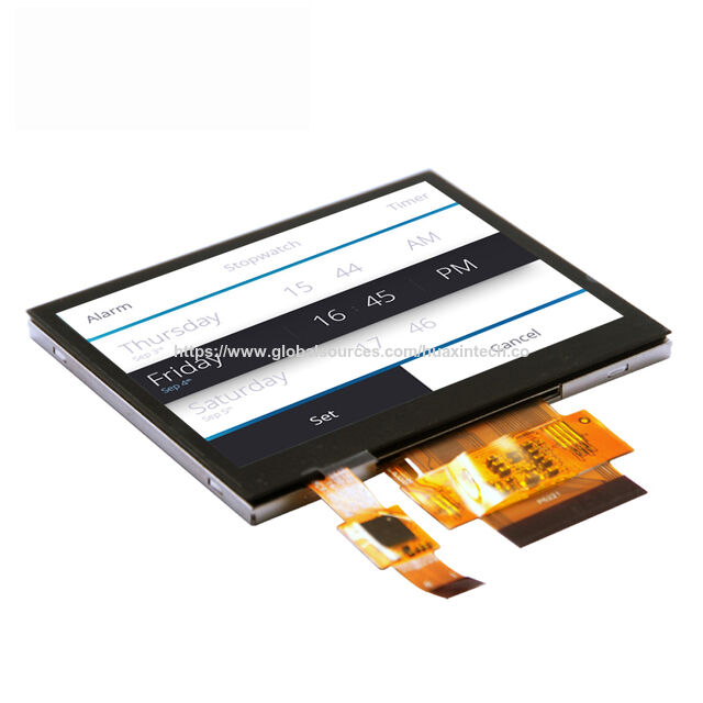 Module TFT 3,5 pouces, résolution 320X240, interface RGB 24 bits 45 broches, 500 cd/m2 avec CTP
