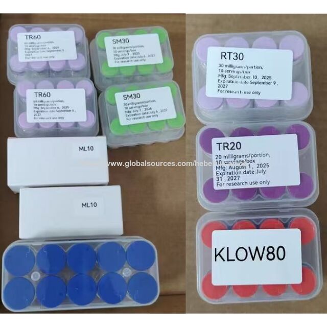 Péptidos de alta calidad para investigación: péptido liofilizado en polvo, viales de péptidos de 5mg, 10mg, 15mg, 20mg, 30mg, 50mg y 60mg para la venta al por mayor.