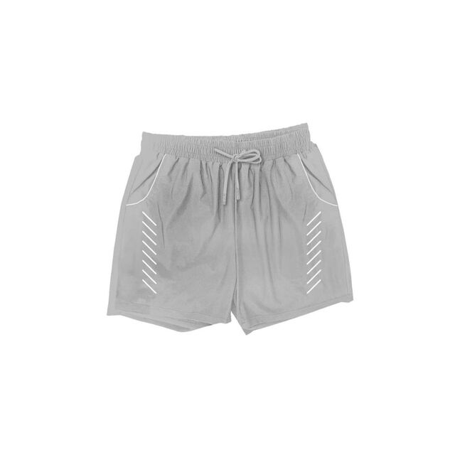 Celana Pendek Olahraga Coolmax Pria, Dri Fit, Cepat Kering, Poliamida Elastane untuk Gym, Lari, Pakaian Atletik, Penyerap Kelembapan, Elastis, Bernapas