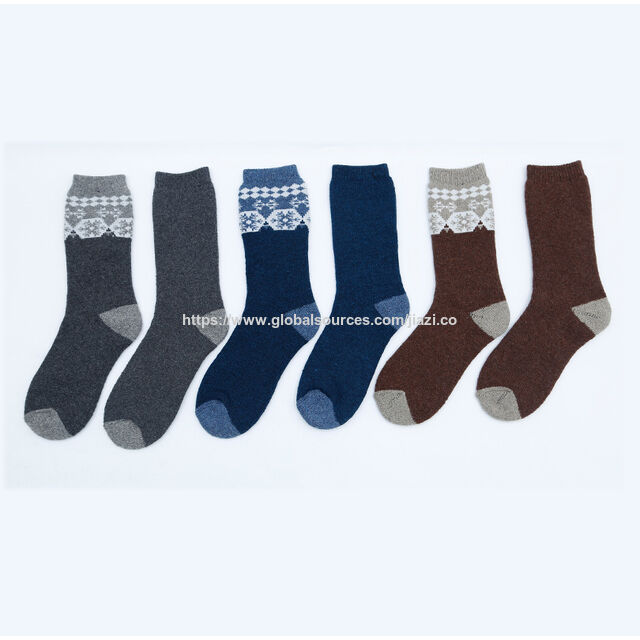 OEM Wollmischung Dicke Socken Herren Warme Winterstiefel Wollsocken Damen Warme Socken Aktionspreis