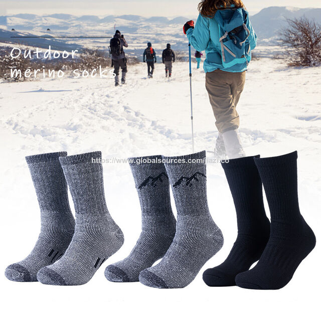 OEM Wollmischung Dicke Socken Herren Warme Winterstiefel Wollsocken Damen Warme Socken Aktionspreis