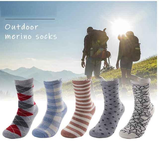 OEM Wollmischung Dicke Socken Herren Warme Winterstiefel Wollsocken Damen Warme Socken Aktionspreis