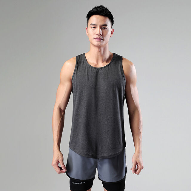 Herren Sommerbekleidung Fitness Tank Top Gym Sport Bodybuilding Ärmelloses Shirt Kleidungsstück Herren Unterhemd