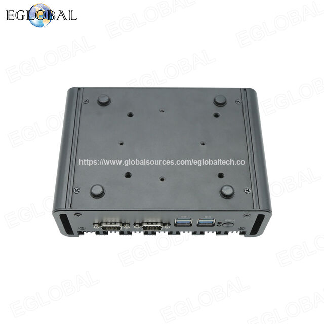 Mini PC al por mayor 10th Core I3 10110U 2*LAN 2*COM 2*HD DP Pantalla 16GB DDR4 RAM M.2 SSD 256GB PC industrial robusto Barebone