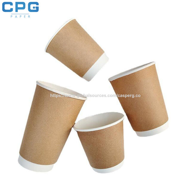 Papel para Copos Revestido com PLA Ecológico 190gsm Material Biodegradável Para Copos de Bebidas Geladas Sustentáveis