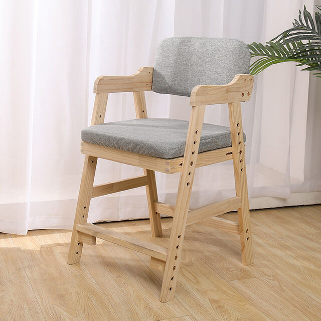 Chaise de bureau pour enfants, dossier rétractable automatique, chaise d'écriture pour école primaire, réglable en hauteur
