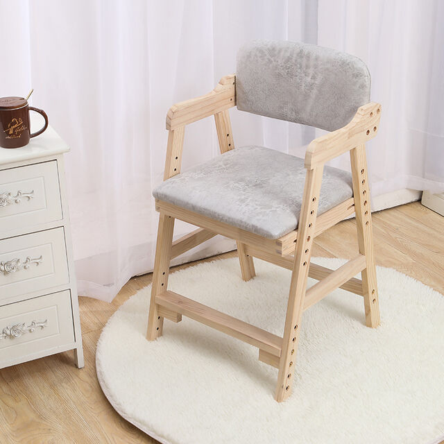 Chaise de bureau pour enfants, dossier rétractable automatique, chaise d'écriture pour école primaire, réglable en hauteur