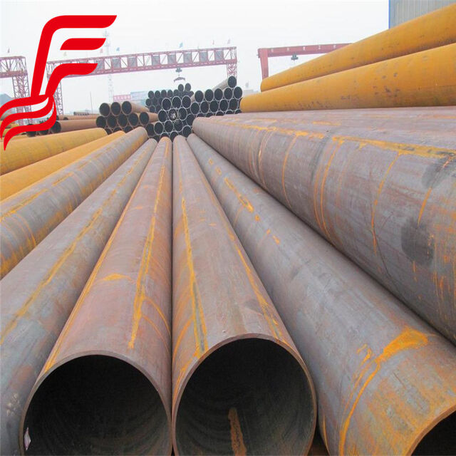 ASTM A53 Sch40 ERW Tubos de Acero al Carbono Redondos Galvanizados por Inmersión en Caliente Q345 DN150 de 8m de Longitud