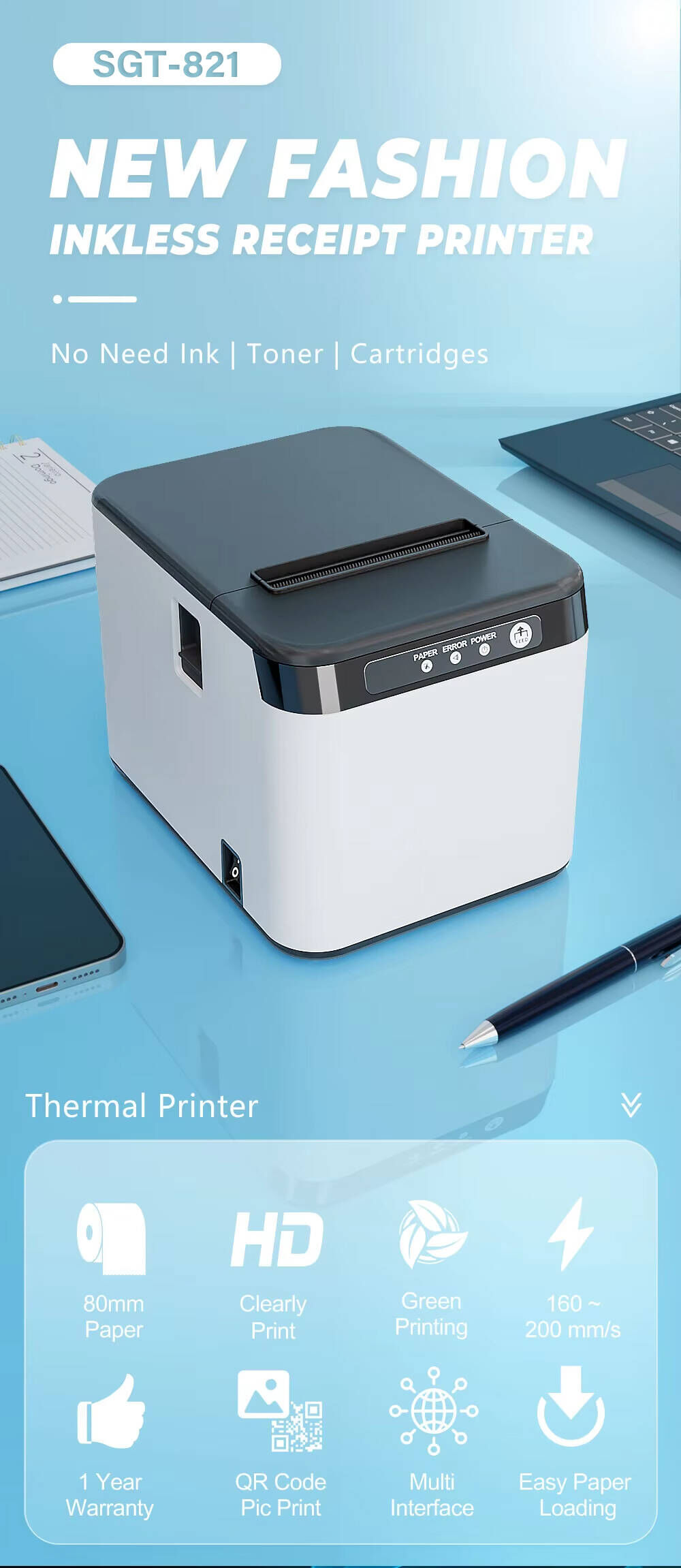 Factory Direct High Quality China Wholesale Scangle High-speed Thermal ...