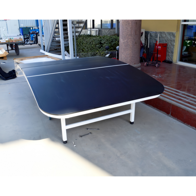 Mesa de Futbolín Plegable Ecológica con Recubrimiento Resistente a la Intemperie para Juego Interior y Exterior Durante Todo el Año