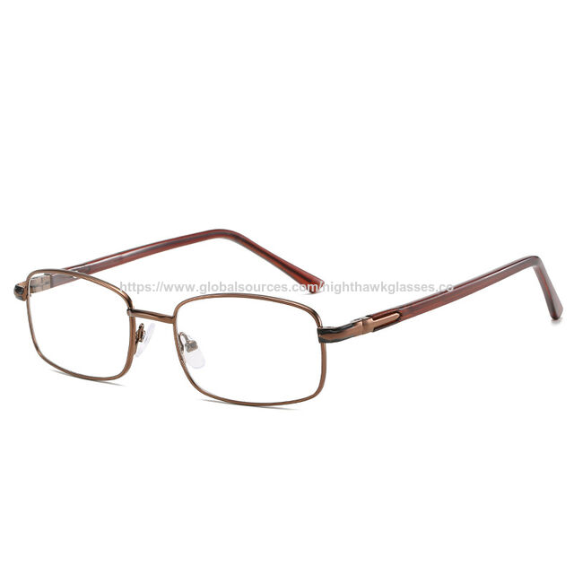 Low Price Men Metal Square Reading Glasses High Quality Full Rim Reading Glasses