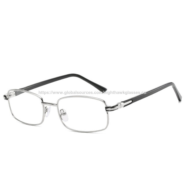 Low Price Men Metal Square Reading Glasses High Quality Full Rim Reading Glasses