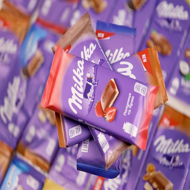MILKA Chocolat Blanc au Lait, Barres de 100g 100% Lait Alpin en Vente et Export en gros