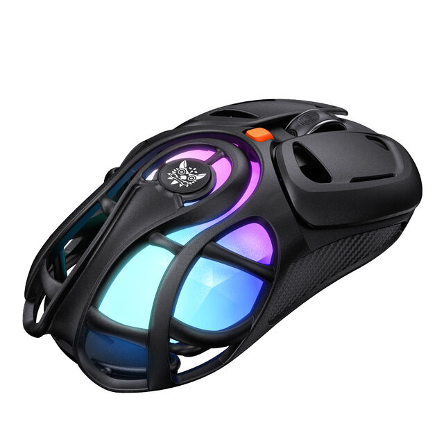ONIKUMA DM02 Souris Gaming Sans Fil Tri-Mode 16000 DPI avec 4 Boutons Latéraux Programmables et RGB Personnalisable
