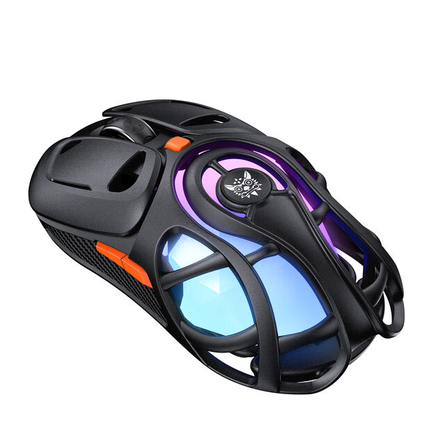ONIKUMA DM02 Souris Gaming Sans Fil Tri-Mode 16000 DPI avec 4 Boutons Latéraux Programmables et RGB Personnalisable
