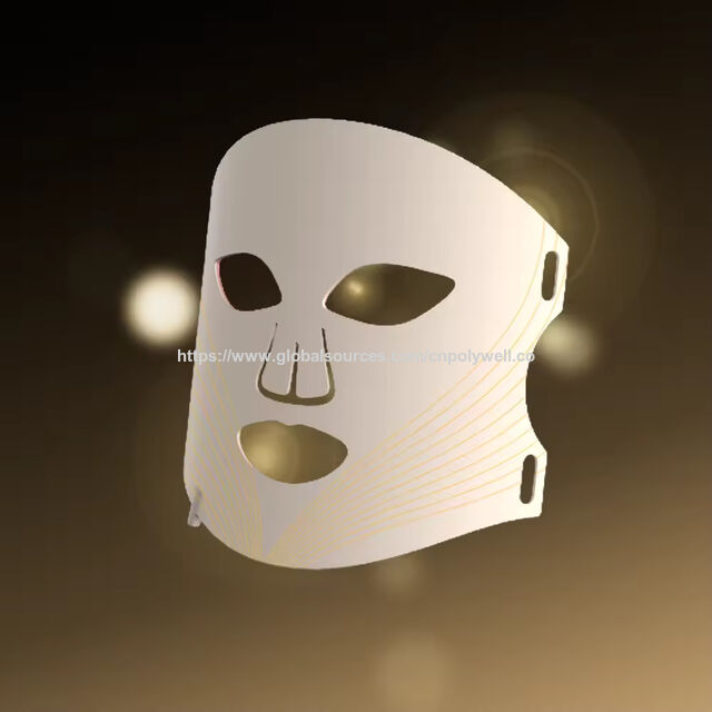 Mascarilla de silicona suave de grado alimenticio de Corea para productos de cuidado personal de belleza para mascarilla facial de terapia de luz LED, juego para el cuidado de la piel