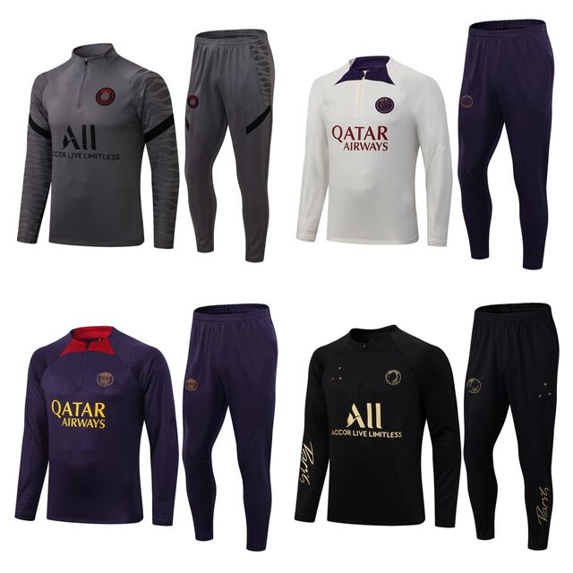 Uniforme de Entrenamiento de Fútbol Personalizable del Paris Saint-Germain: Camiseta de Fútbol de Poliéster Impermeable y Resistente al Viento para Adultos y Niños