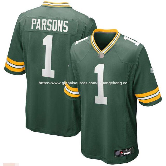 Herren Bay Packers Team Uniform American Football Jersey High XL Sportbekleidung Gestickte Shirts Gestickte Logos Jugend